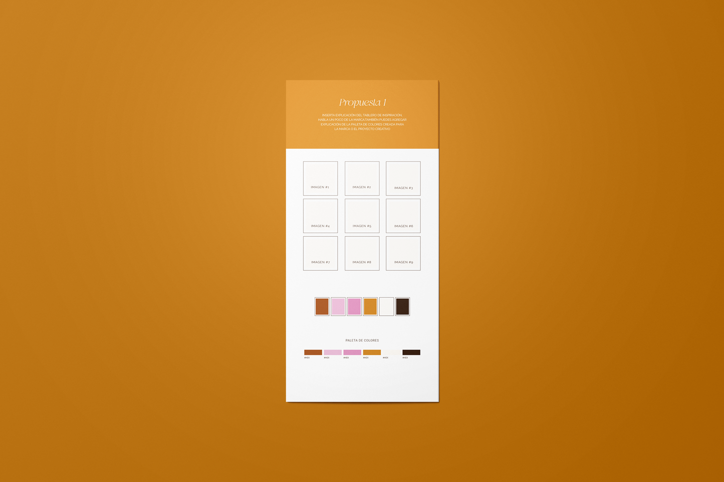 Moodboard- paleta de colores vertical